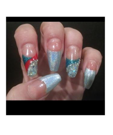 Yimart 500pcs French Acrylic Style False Nails Tips - White | Nail Art Tips With Box - Buy Online on SooperMarket.com