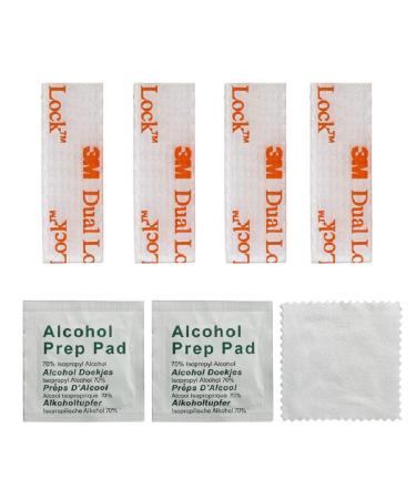 EZ Pass/IPass/IZoom Toll Tag Fastlane Mounting Kit - 4 Pcs (2 Sets) Reclosable Fastener Peel and Stick Adhesive Dual Lock Tape Strips