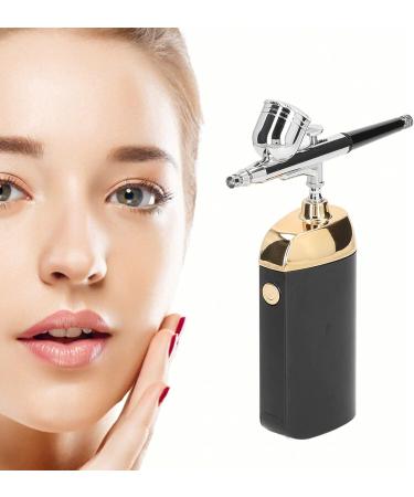 Cordless Handheld Oxygen Facial Portable Airbrush Fine Atomization USB Charging Multifunctional for Facial Beauty Art Painting Cake Decorating (Black) - Buy Online on SooperMarket.com