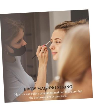 Baluue 4 Pcs Brown Makeup Gadgets Eyebrow Mapping Ruler Ink Line Embroidery Ink Makeup Supply 7.5x4.5cmx2pcs Brownx2pcs - Buy Online on SooperMarket.com