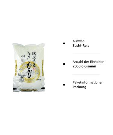 Koshihikari Sushi Rice - Premium Quality for Perfect Sushi | International Shipping Available - Buy Online on SooperMarket.com