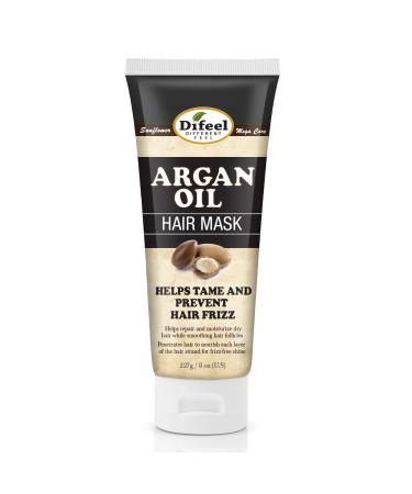 Difeel Argan Oil Hair Mask for Dry Hair 8 oz. - Deep Conditioning Hair Treatment  Hydrating Hair Mask