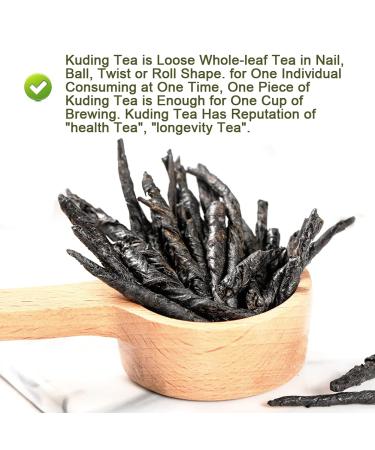 Buy Chinese Needle Ku Ding Tea - 100G Bitter Green Tea | Premium Loose Leaf for Health - Buy Online on SooperMarket.com