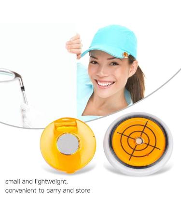 Golf Hat Clip with Detachable Magnetic Ball Marker - Orange | 5 Color Options | Golf Accessory - Buy Online on SooperMarket.com