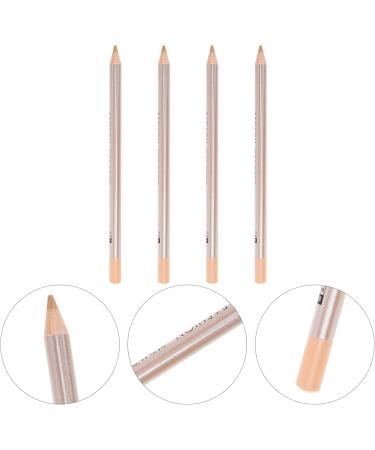 KALLORY Spot Scar Concealer Pen Pen 4Pcs Pens Portable Spot Scar Pens Wooden Pencils Spot Pencils Makeup Makeup 16x0.8cm Ivory - Buy Online on SooperMarket.com