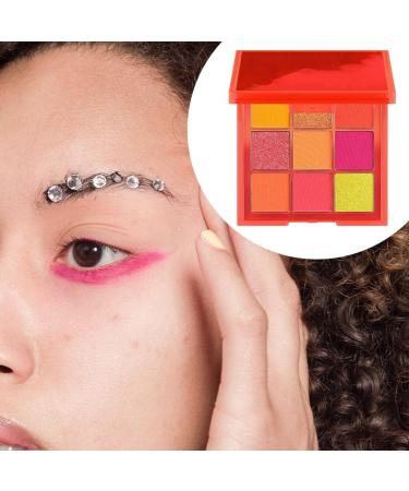 Jojomis 9 Colors Eyeshadow Palette Soft Professional Highly Pigmented Blendable Bright Compact Matte Shimmer Metallic Eye Makeup for Women Ladies Cosmetics - Buy Online on SooperMarket.com