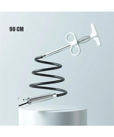 90cm Sewer Pipe Unblocker - Effective Bathroom Hair Drain Cleaning Tool | Spring Snake Dredging Tool for Kitchens & Sinks - Buy Online on SooperMarket.com