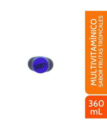 Scott's Emulsion Tropical Fruit 360ml (12 Fl Oz) - Pack of 1 - Buy Online on SooperMarket.com