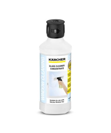 K rcher Window Cleaner Concentrate RM 500 for streak-free cleaning of windows glass mirrors and shower screens 500ml concentrate dilutes to 4l cleaning liquid.