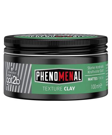 Schwarzkopf got2b phenomenal Mann O Mann Texture Clay 5-pack (5 x 100ml) Unscented 100 ml (5-pack)