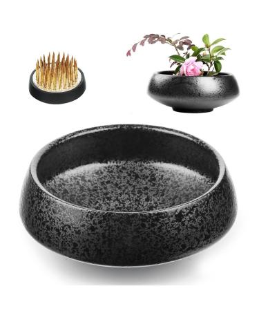 Homaisson Japanese Ikebana Kit  Homaisson Flower Frog Holder Ikebana Vase Kit  Ceramic Flower Vase Kit  Floral Pin Holder for Japanese Flower Arrangement Supplies