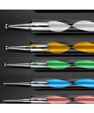 10Pcs Professional Nail Art Dotting Pens Set for Manicure - DIY Nail Art Tools - Buy Online on SooperMarket.com