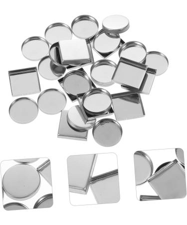 NOLITOY 30pcs Aluminum Empty Makeup Palette Pans - DIY Eyeshadow Metal Plates for Cosmetics - Buy Online on SooperMarket.com