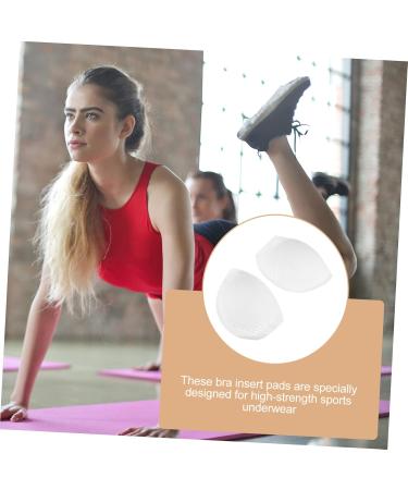 Buy Silicone Bra Pad Inserts - Breathable & Comfortable - 1 Pair for Women's Bikini Bras | 13x10.5x2cm - Buy Online on SooperMarket.com