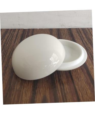 OSALADI Toiletry Containers Sample Containers Mini Containers Makeup Container Lotion Container Lip Balm Containers Small Jar with Lid Travel Storage Jar White Castor Oil Ceramics - Buy Online on SooperMarket.com