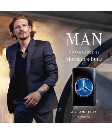 Mercedes-Benz Man Intense - Eau de Toilette for Men - Long Lasting Mens Cologne - Amber Patchouli Cologne for Men - Mens Cologne Spray - 0.84 oz - Buy Online on SooperMarket.com