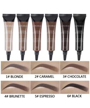 Professional Eyebrow Interlocking Cream with Brush | Water-Density Tinting Gel & Cosmetics Tools - Buy Online on SooperMarket.com