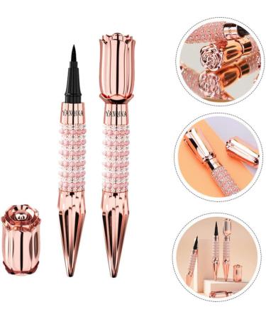 Mikinona 2pcs Liquid Eyeliner Eye Drawing Pencil Beautiful Eyeliner Plastic Cosmetic Tool Kit Woman - Buy Online on SooperMarket.com