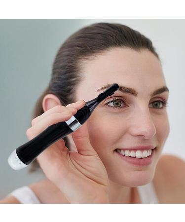 Buy Battery Powered Eyebrow Hair Trimmers - Portable Electric Shaver with Washable Head for Women Men and Kids - International Shipping Available - Buy Online on SooperMarket.com