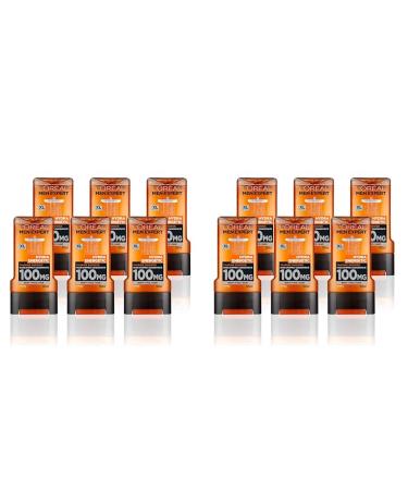 L'Or al Men Expert Hydra Energetic Shower Gel for Men 300 ml Pack of 12 Bulk Buy 300 ml (Pack of 12)
