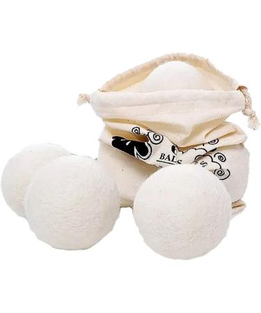 Wool Laundry Balls - Reusable Fabric Softener for Quick Drying Baby Clothing - Eco-Friendly & Sustainable Care - Buy Online on SooperMarket.com
