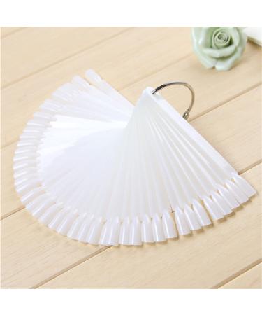 JIANYI Natural Nail Swatches Sticks - 50 Pack | Nail Art Supplies for Polish Display and DIY Practice | Color Board Accessories - Buy Online on SooperMarket.com