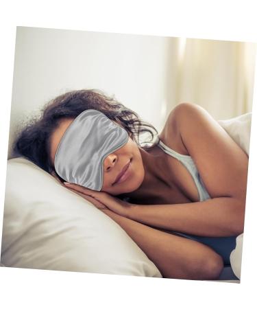 NOLITOY Travel Eye Mask & Hair Ring Kit - Silk Eyemasks Blackout Eyepatch & Hair Ties for Adults - Ultimate Comfort for Airplane & Sleep - Buy Online on SooperMarket.com
