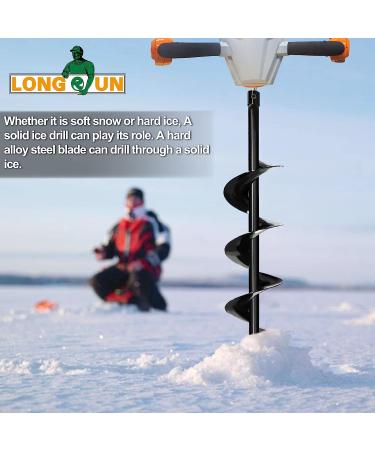 LONGRUN Ice Auger 6x29 - Power Auger Drill Bit for Ice Fishing & Burrowing - Buy Online on SooperMarket.com