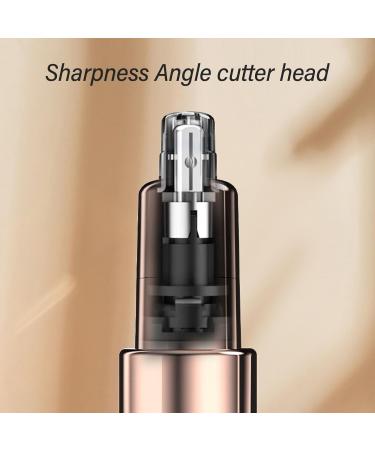 Mini Nose Hair Trimmer | Portable Rechargeable Face Hair Remover for Men & Women | Efficient Nose Cleaning Device with Brush - Buy Online on SooperMarket.com