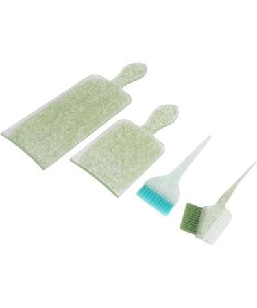 Hair Highlighting Board Kit Bleaching Foiling Tinting Hair Coloring Board Set for Beauty Salon (Green) - Buy Online on SooperMarket.com