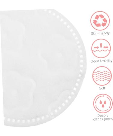 Gogogmee 1 Round Cotton Pad Face Dry Cloth Exfoliating Cotton Rounds for Face Cotton Facial Discs Face Cleansing Pads Face Wipes Pad Disposable Pure Cotton Cleaning Cotton White - Buy Online on SooperMarket.com