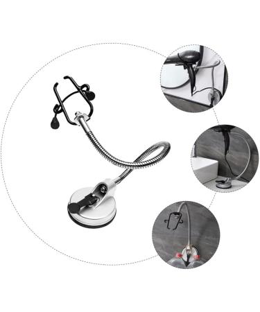 Beavorty Hair Rack Storage Hands Rotating Bracket Bathroom Cup Blow Stand Dryer Hand Suction Holder - Buy Online on SooperMarket.com
