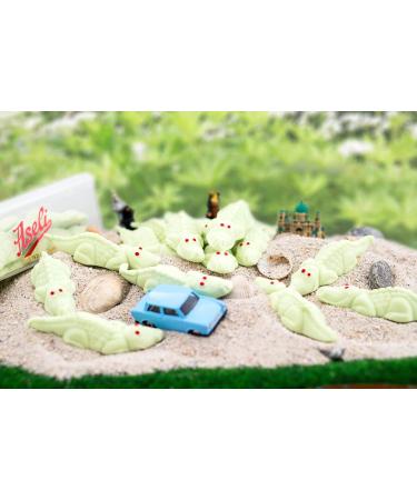 Aseli Wooden Champion Crocodiles - Gluten-Free & Lactose-Free Foam Candy (1100g) | Red Eyes Direct from Manufacturer - Buy Online on SooperMarket.com