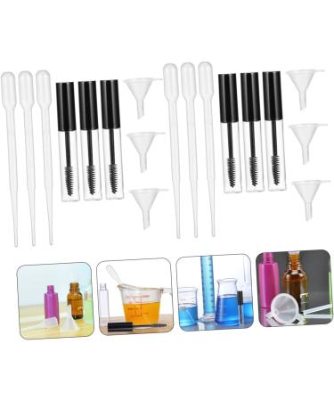 CANIGHT 2 Sets Mascara Tube Eyelash Wand Tube Eye Gloss Tube Empty Eyeliner Tubes Clear Bottle Plastic - Buy Online on SooperMarket.com