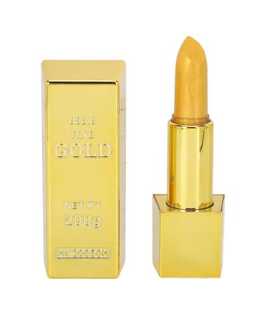 Naroote Gold Lipstick - Waterproof Long-Lasting High Pigment Lip Gloss | Golden Glitter Lip Makeup for Women - 3.5g (07 - Buy Online on SooperMarket.com