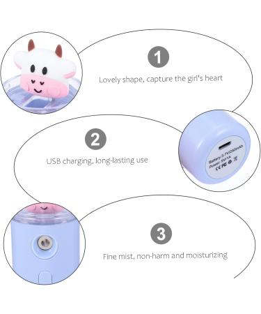 Baluue Moisturizer Travel Humidifiers Facial Sprayer Small Mister Humidifier Blue Plastic Material 10.80X3.80X3.80CM - Buy Online on SooperMarket.com