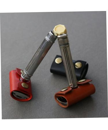 Skisuno 3 Party Razor Etui - Durable Razor Shell & Accessories | Portable Leather Razor Storage Case - Buy Online on SooperMarket.com