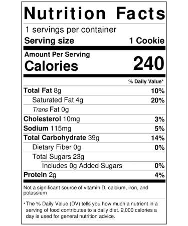 Nut Free White Iced Sugar Cookies - 12 Individually Wrapped Cookies - Buy Online on SooperMarket.com