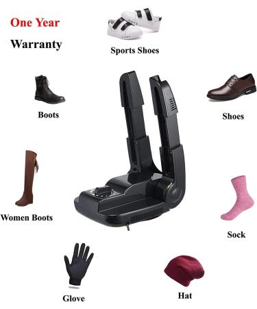 Manledio Portable Electric Shoe Glove Boot Dryer & Warmer with Folding Drying Rack - Buy Online on SooperMarket.com