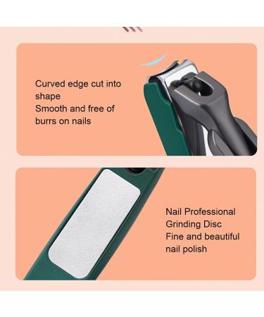 Dajidafu Detachable Fingernail Clippers Durable And Portable For Convenient Nail Care On Go Stainless Steel Professional Grade pink L L Pink - Buy Online on SooperMarket.com
