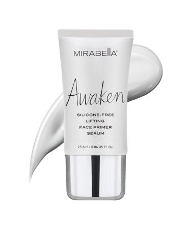 Lightweight Complexion Perfecting Makeup Face Primer  Awaken by Mirabella Beauty - Silicone-Free Flawless Base Facial Primer Serum for Foundation & Makeup - Paraben & Gluten-Free - 25.5ml/0.86 fl.oz.