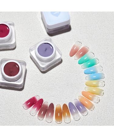 kawehiop Professional Solid Gel Nail Polish Rich Color Variety Neutrogena Hand And Nail Cream Gel Paint For Nails Art Nail Paint 9 - Buy Online on SooperMarket.com