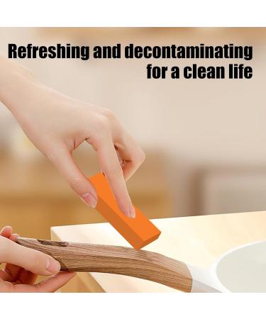 Faucet Stain Eraser - Rubber Dirt and Stains Remover Kitchen Tool Pot Bottom Scratch and Rust Remover Dirt and Stains Cleaner Orange Color for Faucet Kettle Dalynn - Buy Online on SooperMarket.com
