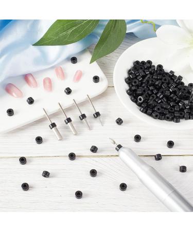 OLYCRAFT 100Pcs Black Nail Drill Bits Caps - 3mm Dust Proof Protector for Electric Nail Files - Nail Art Tools Dust Cover - 7.5x4.5mm Plastic Caps - Buy Online on SooperMarket.com