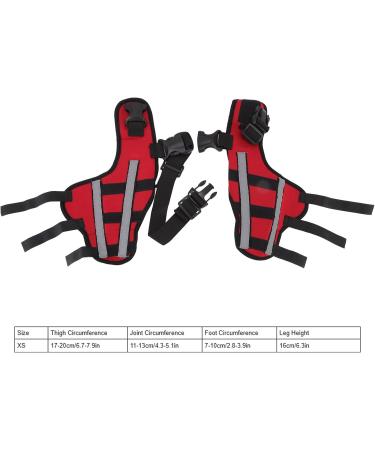 Knee Brace for Dogs ACL with Reflective Strips Knee Dislocation Arthritis Keeps The Joint Warm and Stable Extra Support Reduces Pain and Inflammation (XS) - Buy Online on SooperMarket.com