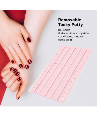Removable Tacky Putty Nail Art Clay Strong Adsorption Trace Free Reusable for Manicure (Pink) - Buy Online on SooperMarket.com