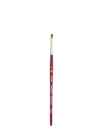 Princeton Velvetouch  Series 3950  Paint Brush for Acrylic  Oil and Watercolor  Flat Shader  4