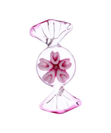 Alipis Colored Glaze Candy Christmas Decorations Home Decoration Mini Candy Desk Topper Gem Colorful Glass Red Medium
