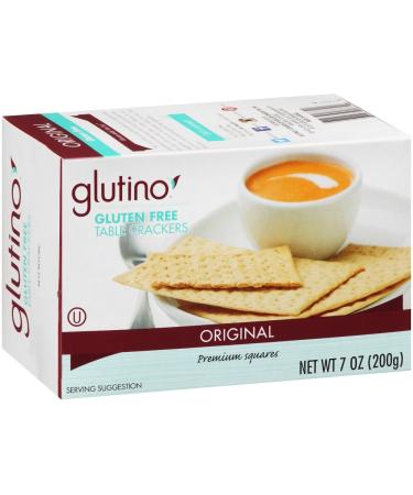 Glutino Table Crackers, 7 oz - Pack of 6 | Gluten-Free Crunchy Snacks - Buy Online on SooperMarket.com