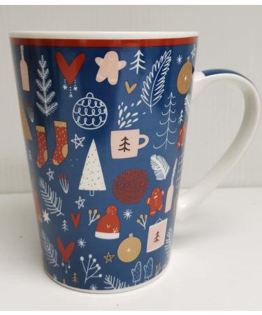 NEAVITA Mug Warmy Tea Cup Blue 500 ml